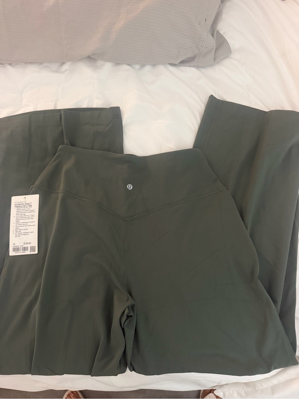 lululemon athletica Olive Green Leggings- Palazzo pants